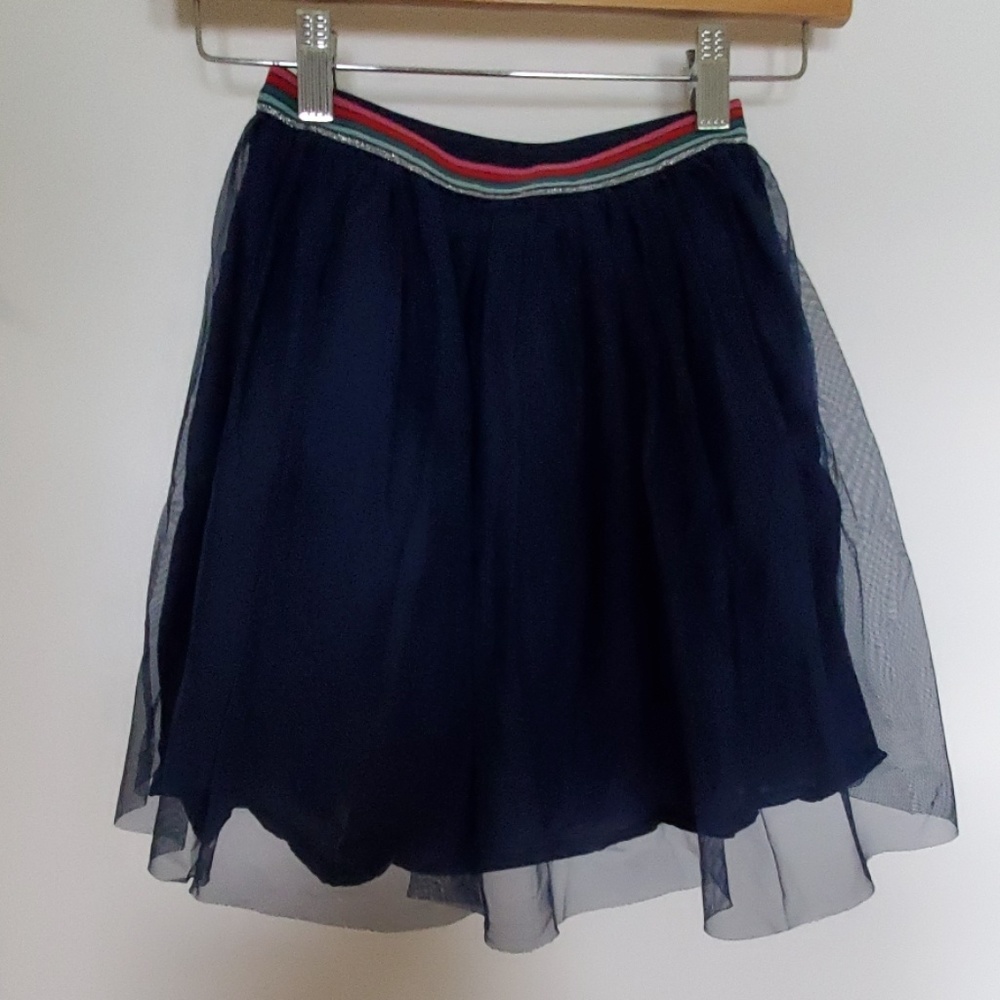 Girls Navy Blue Tulle Skirt